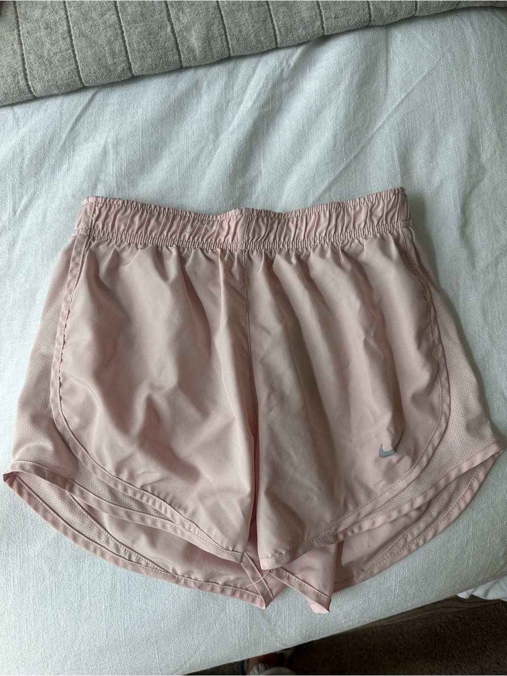 Nike Women's Pale Pink Athletic Running Shorts